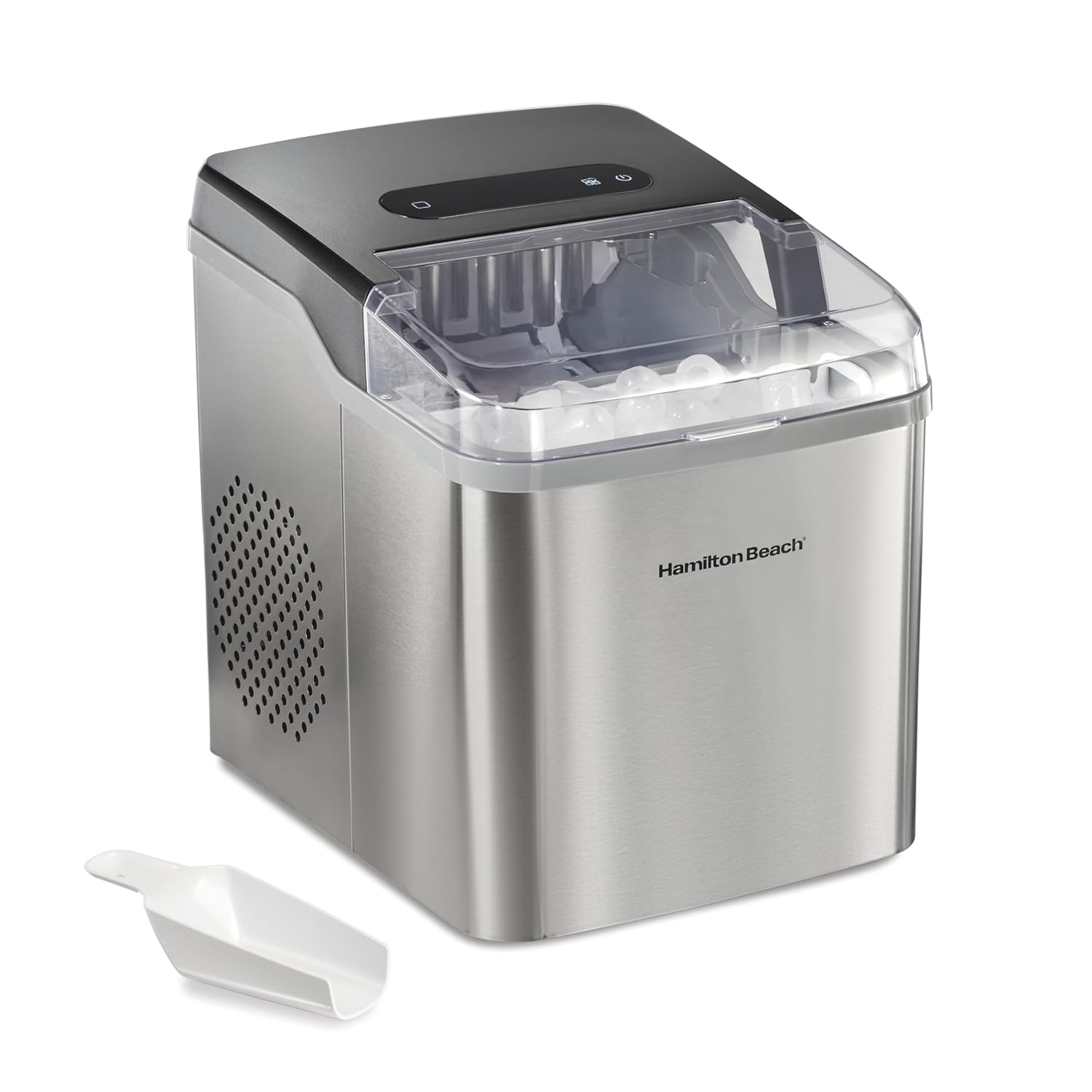 Hamilton Beach Bullet Ice Maker Machine for Home and Office
