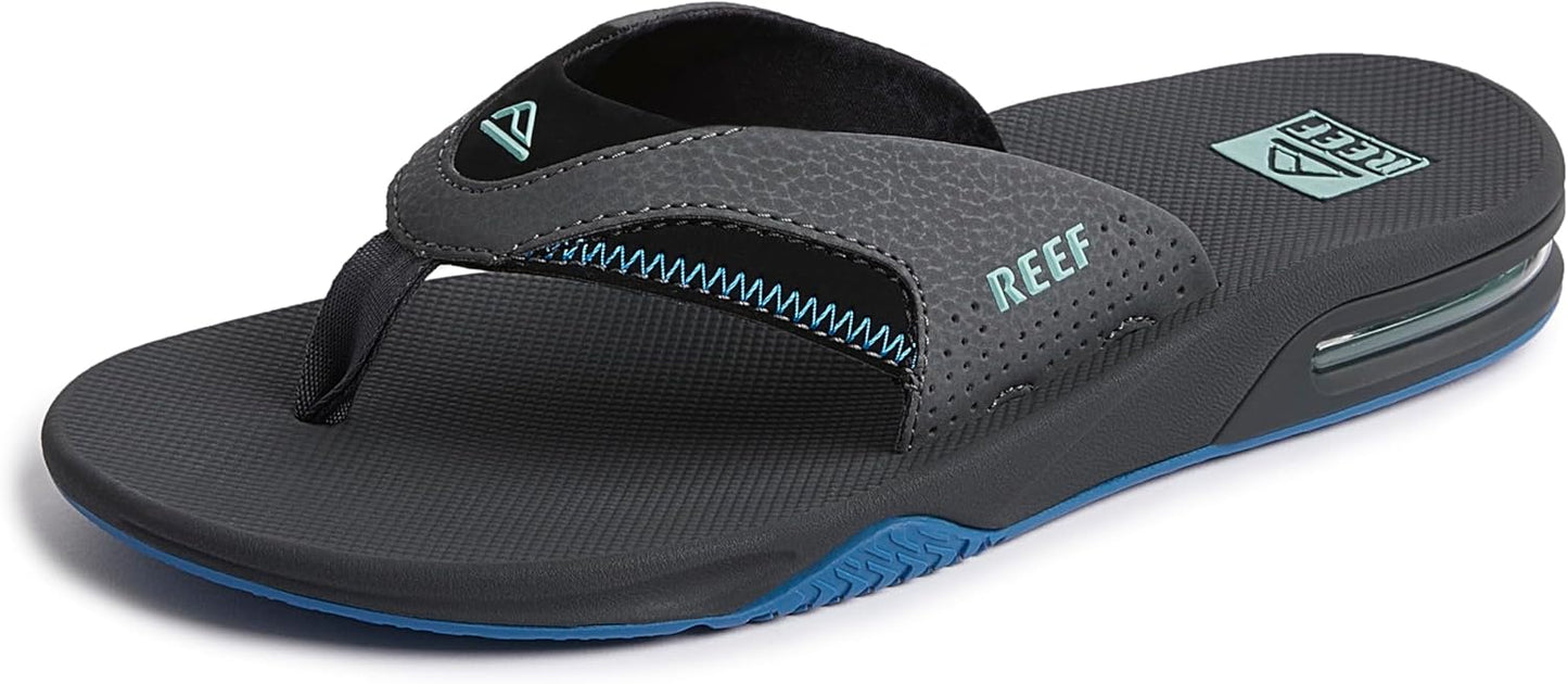 REEF Men's Fanning Bottle Opener Flip Flops for Ultimate Comfort