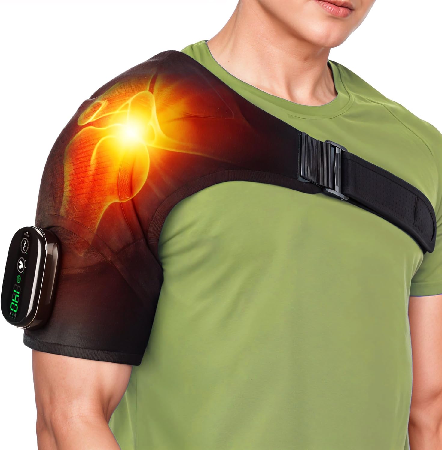 Shoulder Heating Pad Massage - 3 in 1 Cordless Relief Device