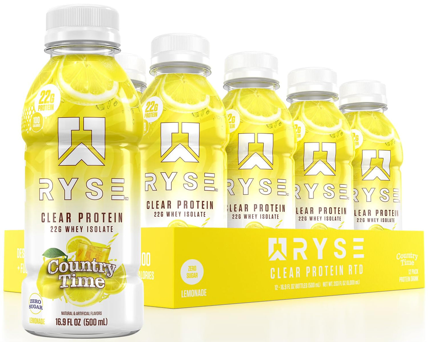 RYSE Clear Protein Shake - Refreshing Lemonade Flavor Drink