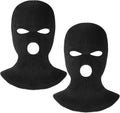 3 Hole Knitted Full Face Cover Ski Mask for Men - Warm Winter