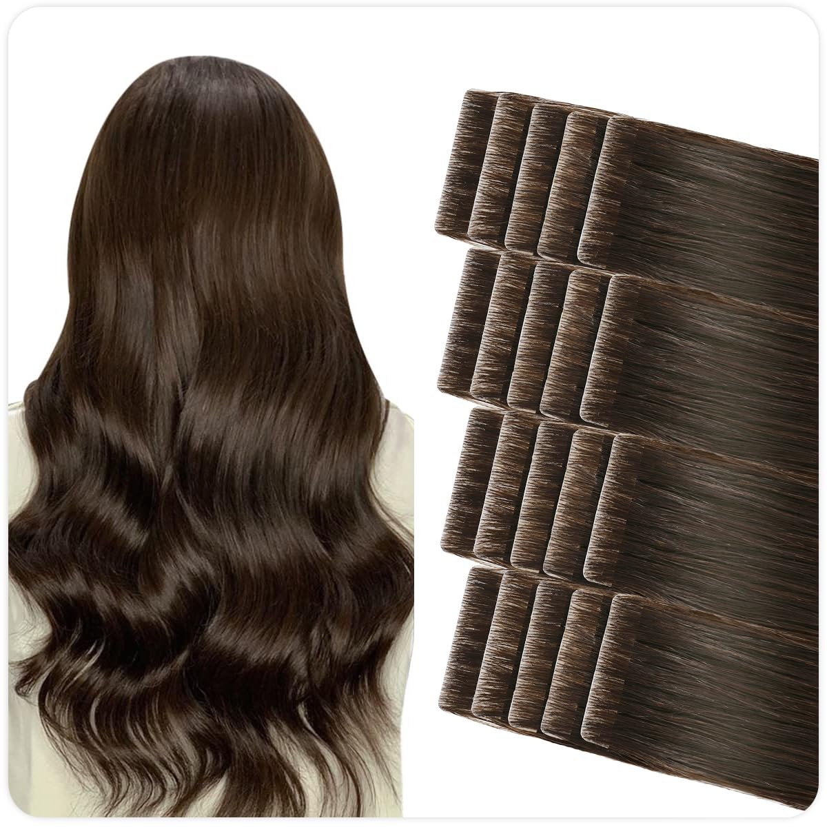 SUYYA Invisible Tape in Hair Extensions for Natural Look