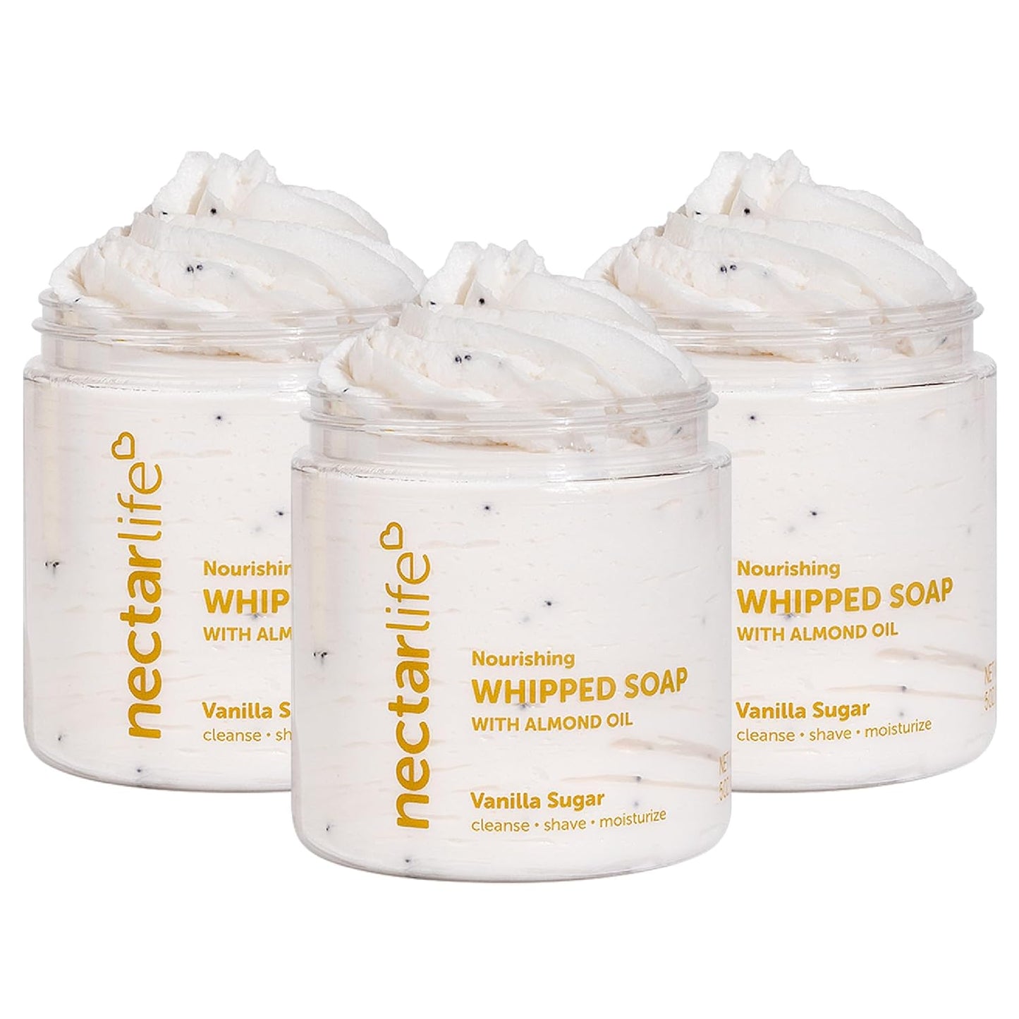 Nectar Life Nourishing Whipped Soap and Shave Butter Set of 3