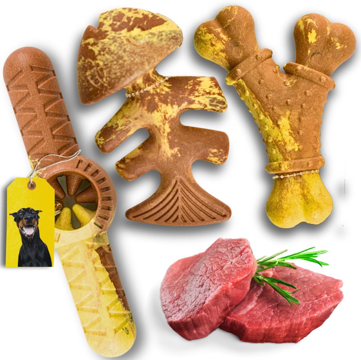 Sustainable Bamboo Dog Chew Toys for Aggressive Chewers