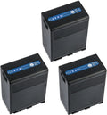 Kastar 3-Pack BP-A68 Multifunction Camera Battery - Long Run Time