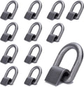 3/8ft Heavy Duty Weld-On Forged D Ring Tie Down Anchors - 12 Pack