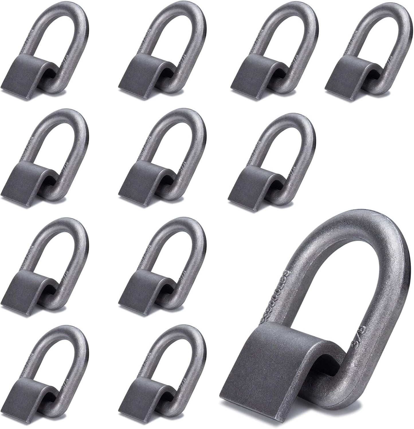 3/8 Inch Heavy Duty Weld-On D Ring Tie Down Anchor for Cargo
