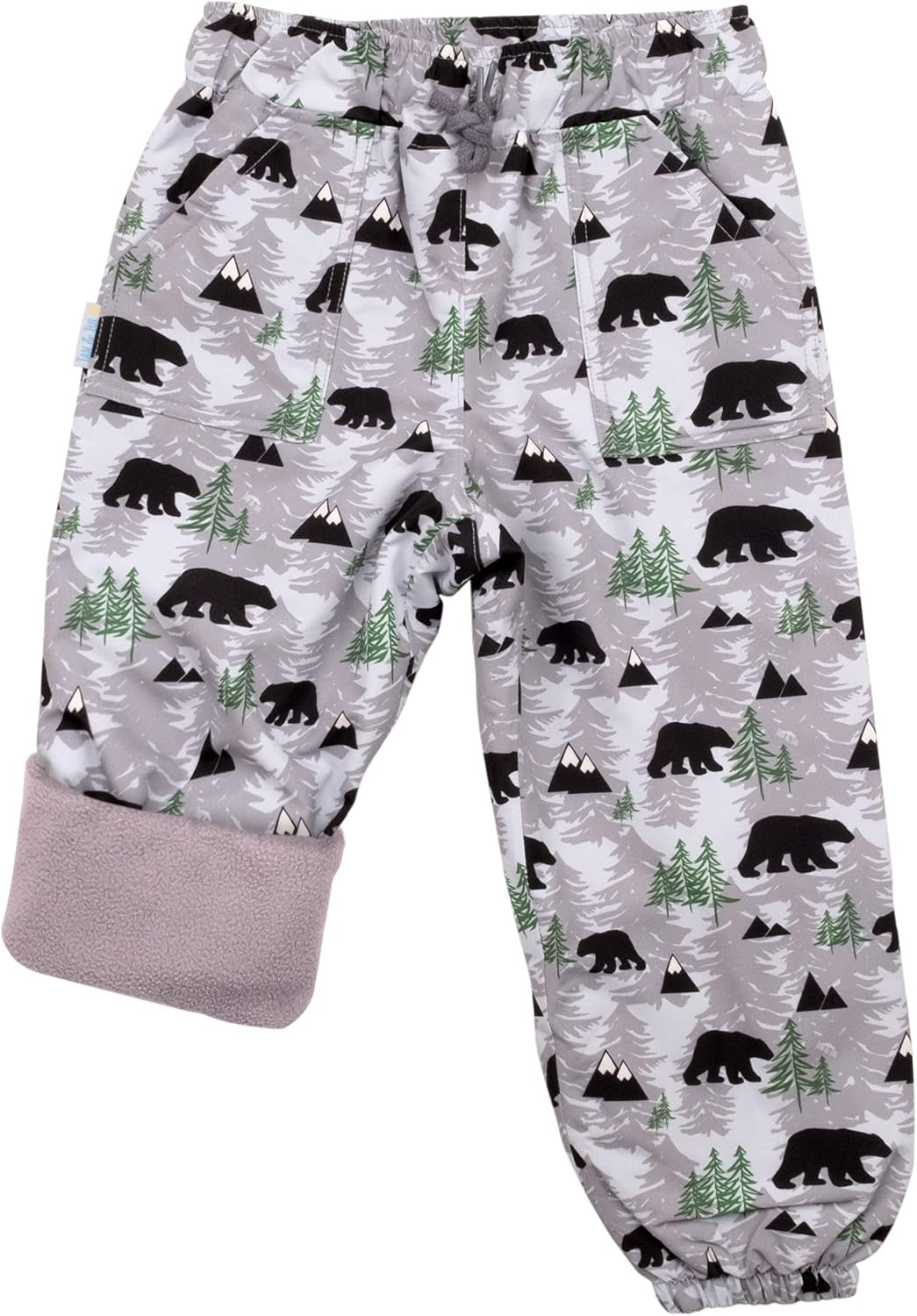 Waterproof Fleece Lined Snow and Rain Pants for Kids Comfort