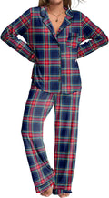 Ekouaer Womens Pajamas Set 2 Piece Rayon Blend Sleepwear - Soft