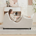 Chaise Lounge for Yoga and Relaxation - Velvet Curved Yoga Lounge