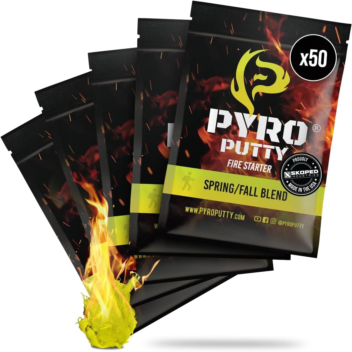 Phone Skope Pyro Putty: Waterproof Fire Starter for Survival