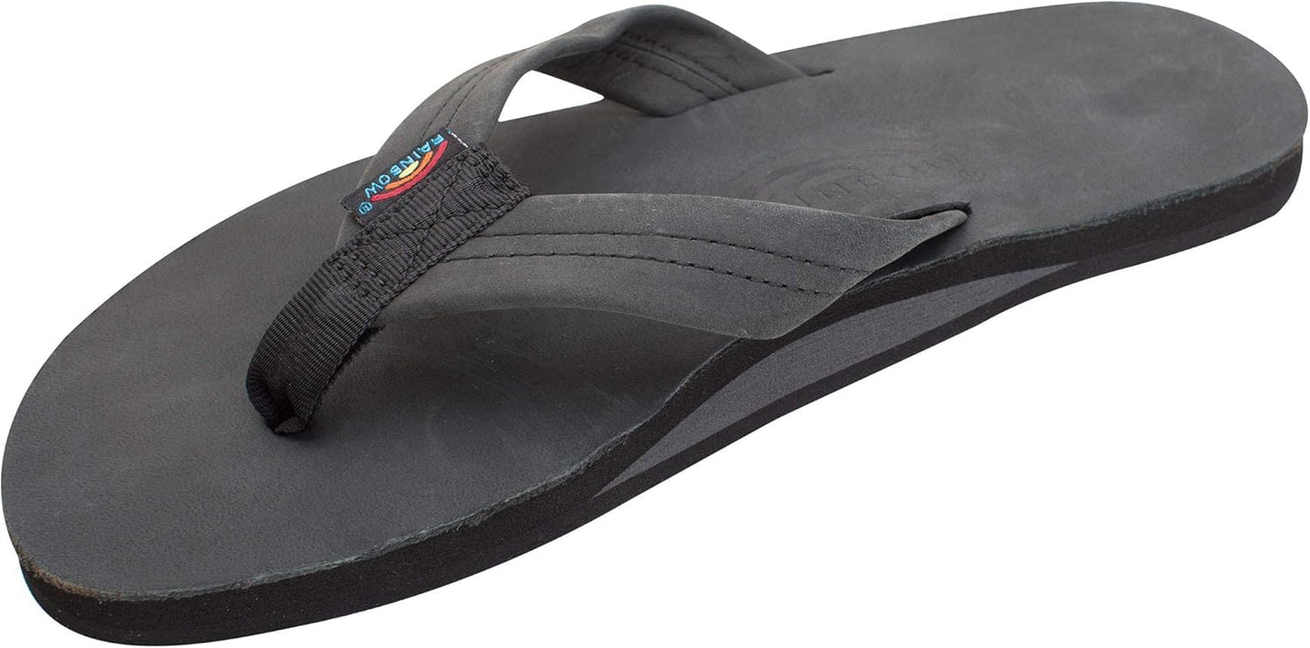 Rainbow Sandals Men's Single Layer Premier Leather Flip Flops