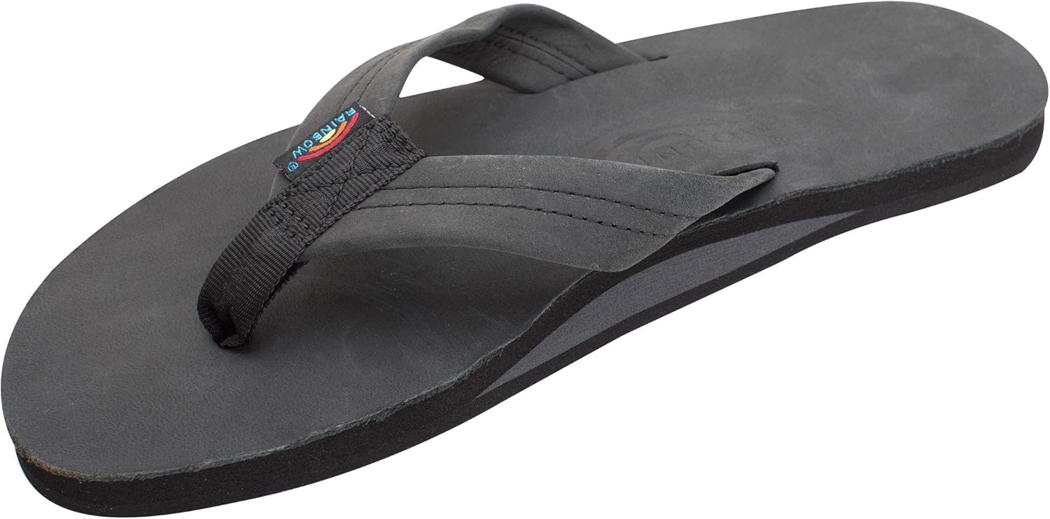 Rainbow Sandals Men's Single Layer Premier Leather Flip Flops