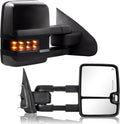 Towing Mirror for Silverado Sierra - Painted Black Tow Mirror