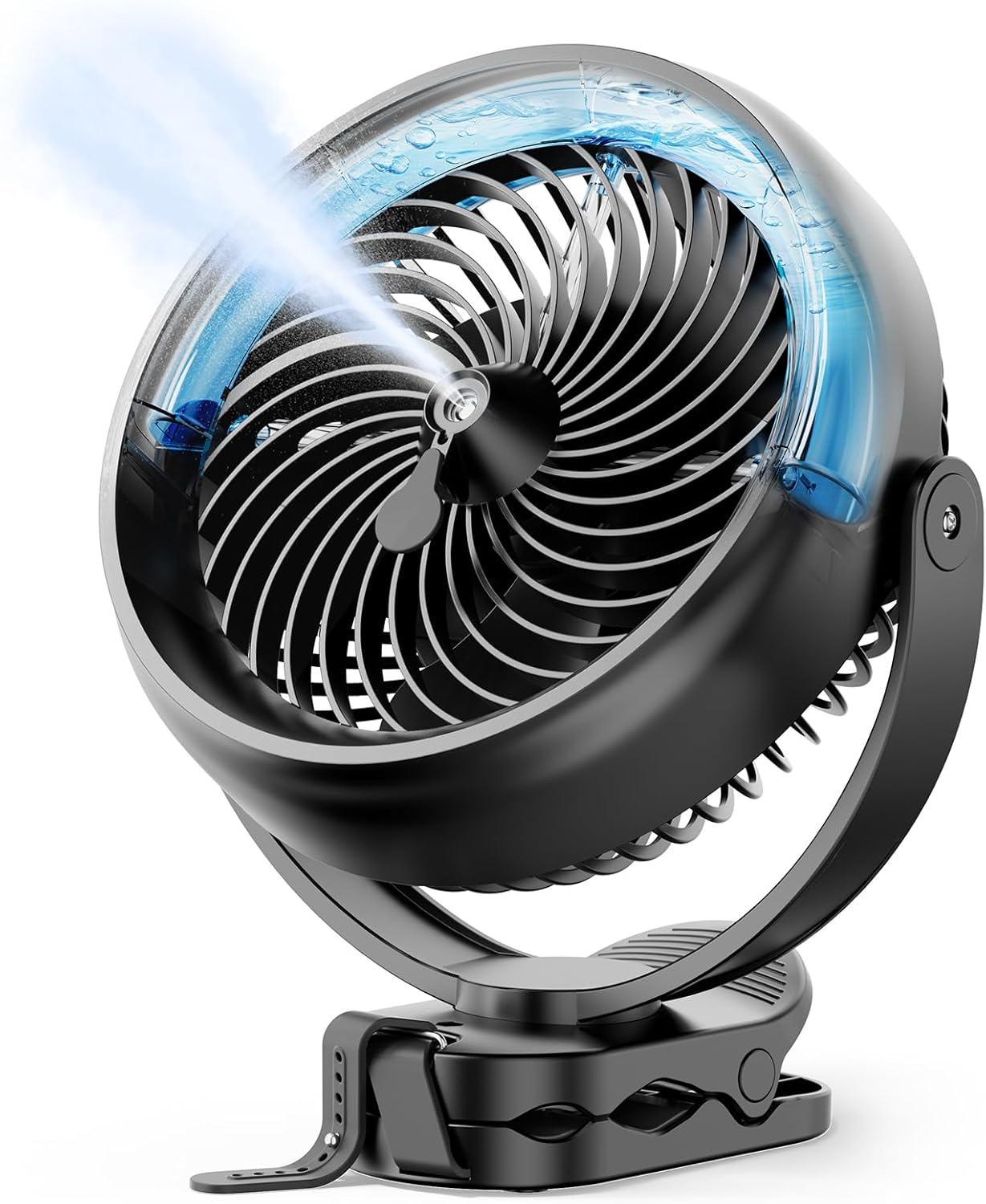 Koonie 10000mAh Battery Operated Misting Fan for All-Day Cool