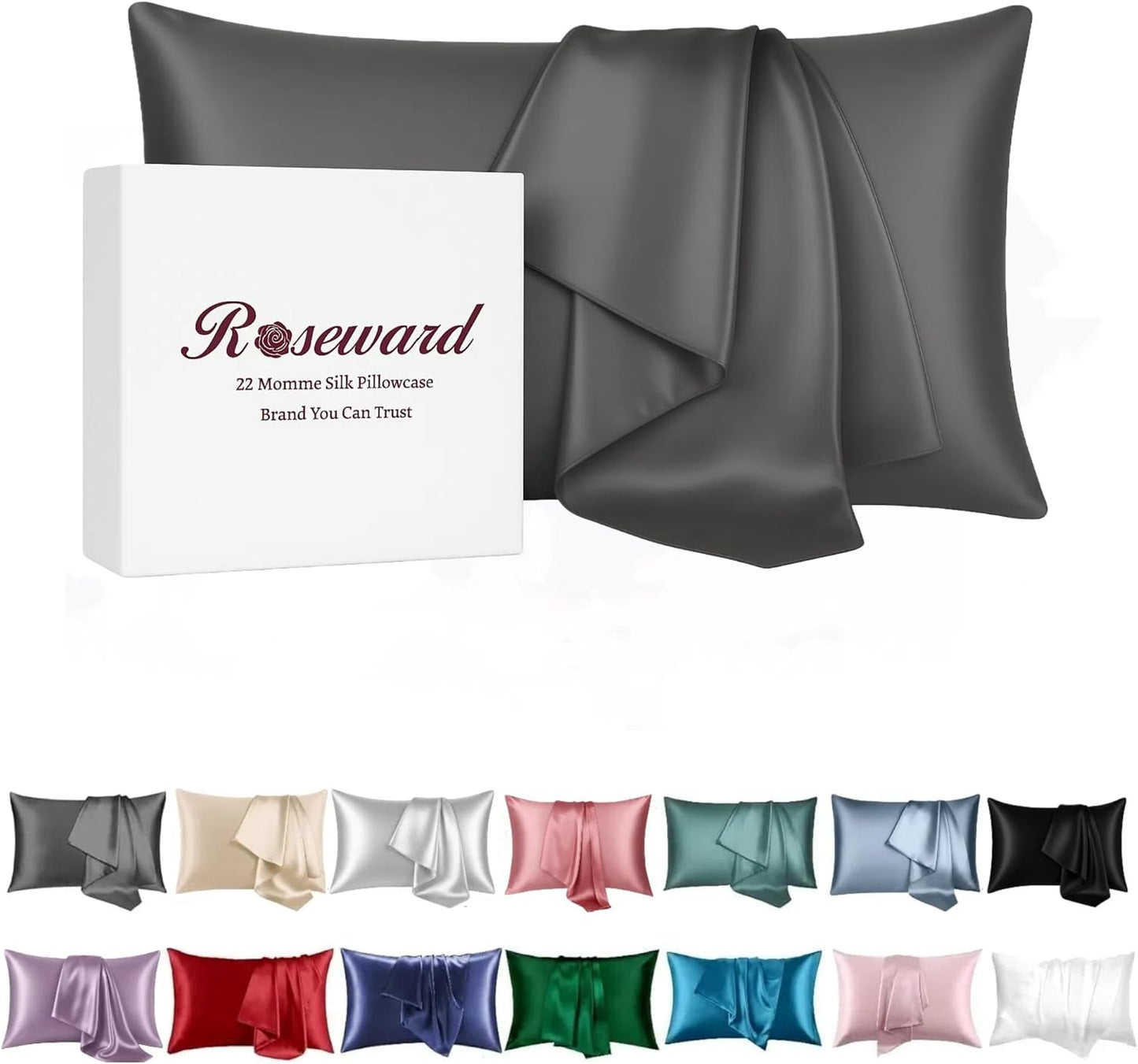 Pure Mulberry Silk Pillow Cases for Hair and Skin Care
