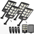 Solar Street Light Outdoor 6500K 5730LEDs 4PACK - Motion Sensor Flood