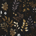 Dark Black Yellow Wallpaper Peel and Stick for Home Decor