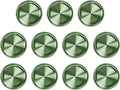 Levenger Aluminum Discbound Binder Discs, 11 Pack - Smooth Page