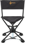 360 Degree Swivel Hunting Chair Stool Seat - Compact, No Sink Feet