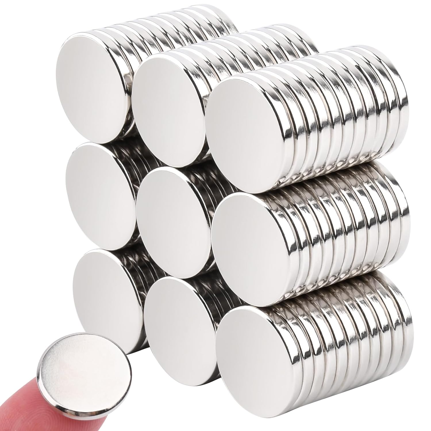 100PCS 15x2mm Strong Neodymium Magnets for Various Uses