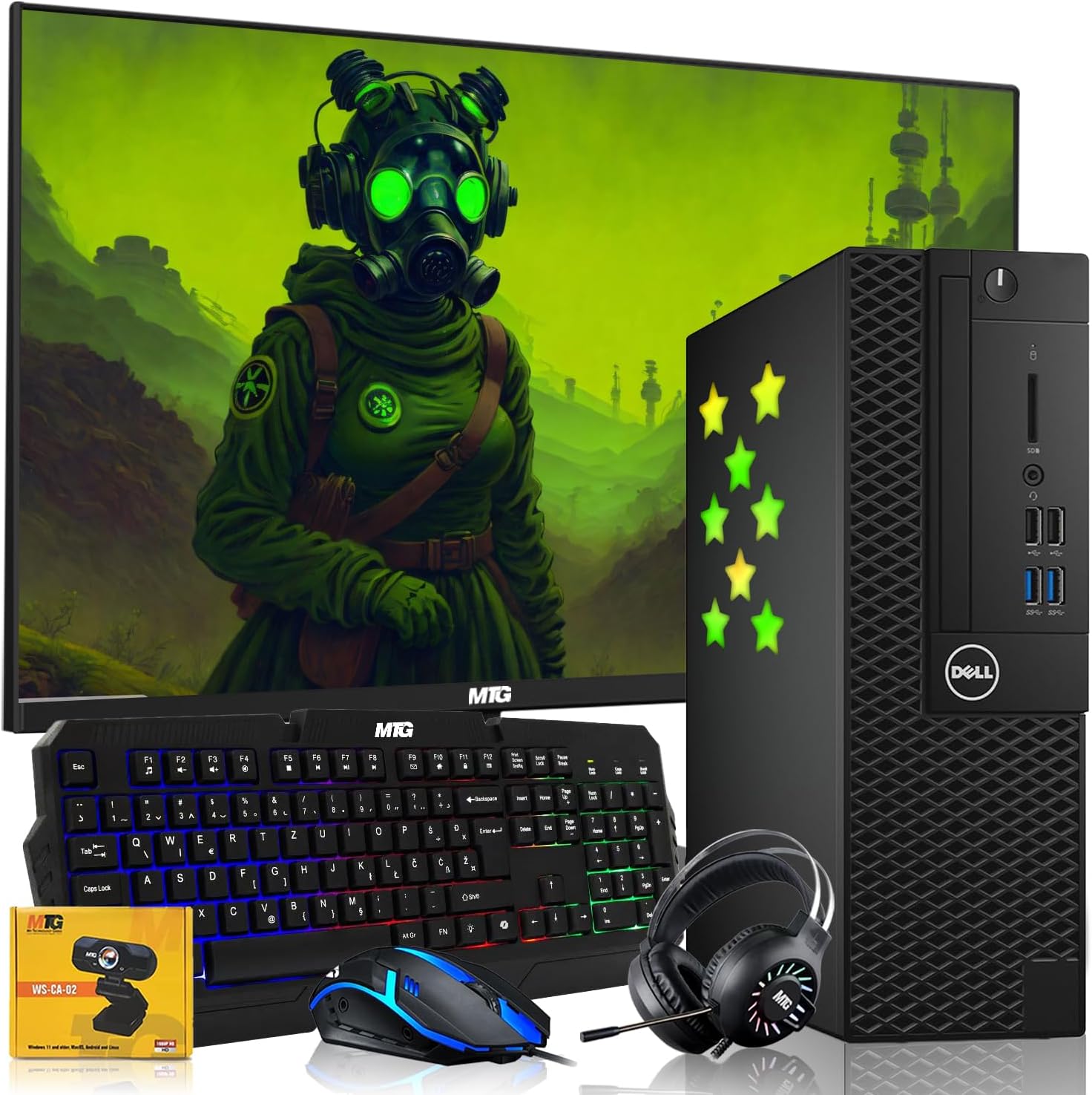 Dell Desktop PC Gaming Bundle with Core i7 and 16GB RAM