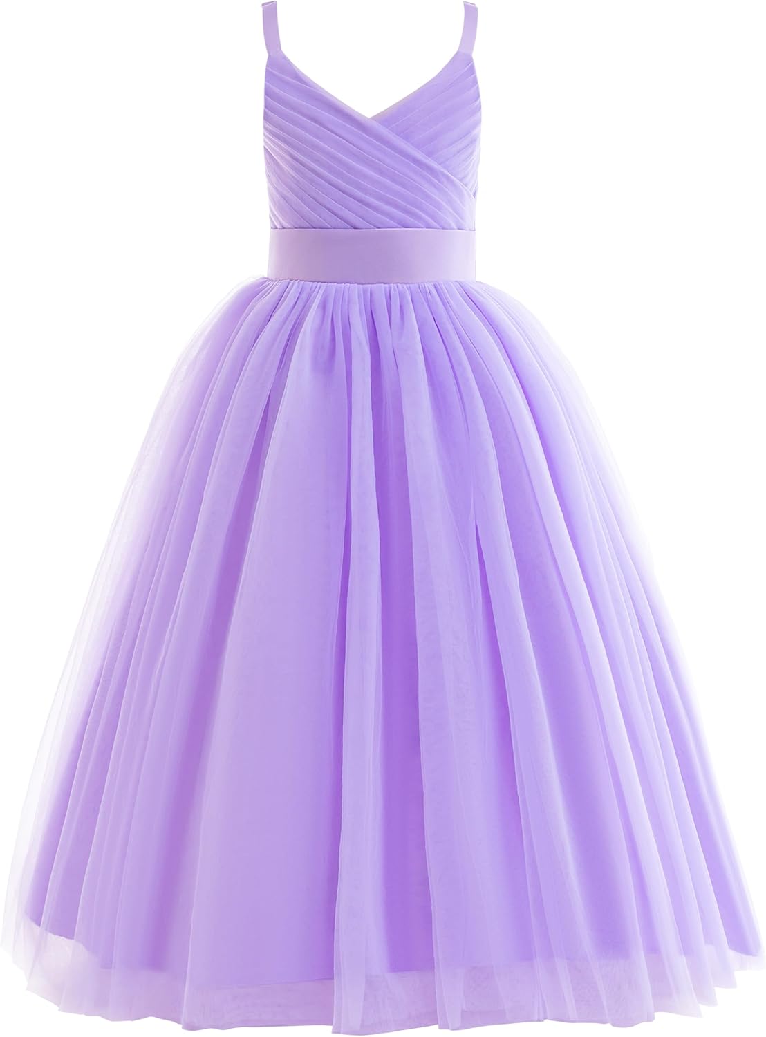 Glamulice Flower Girls Tulle Dress for Weddings and Parties