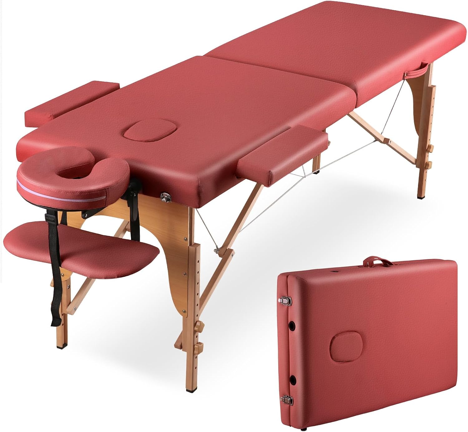 CHRUN Portable Massage Table 84 Inches Wide Spa Bed for Therapists