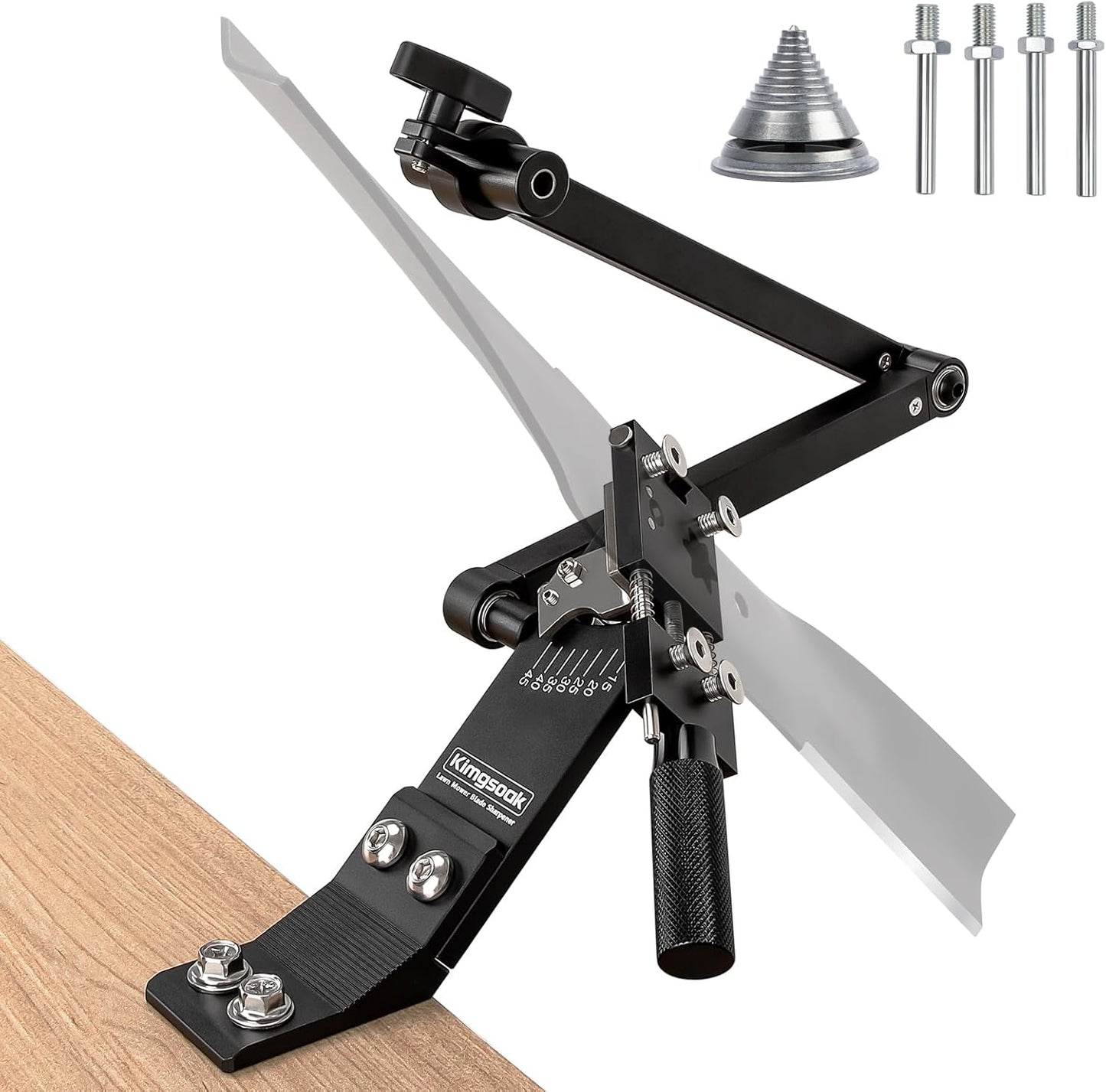 Lawn Mower Blade Sharpener Tool for Precision Cutting Blades