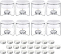 Treela 40 Pieces Ceramic Butter Warmers Set for Fondue Lovers