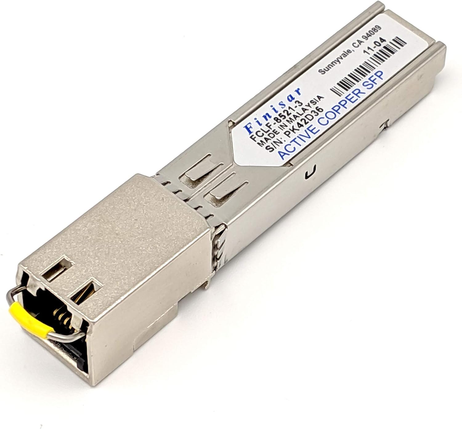 Finisar FCLF-8521-3 SFP Transceiver Module for 1000BASE-T