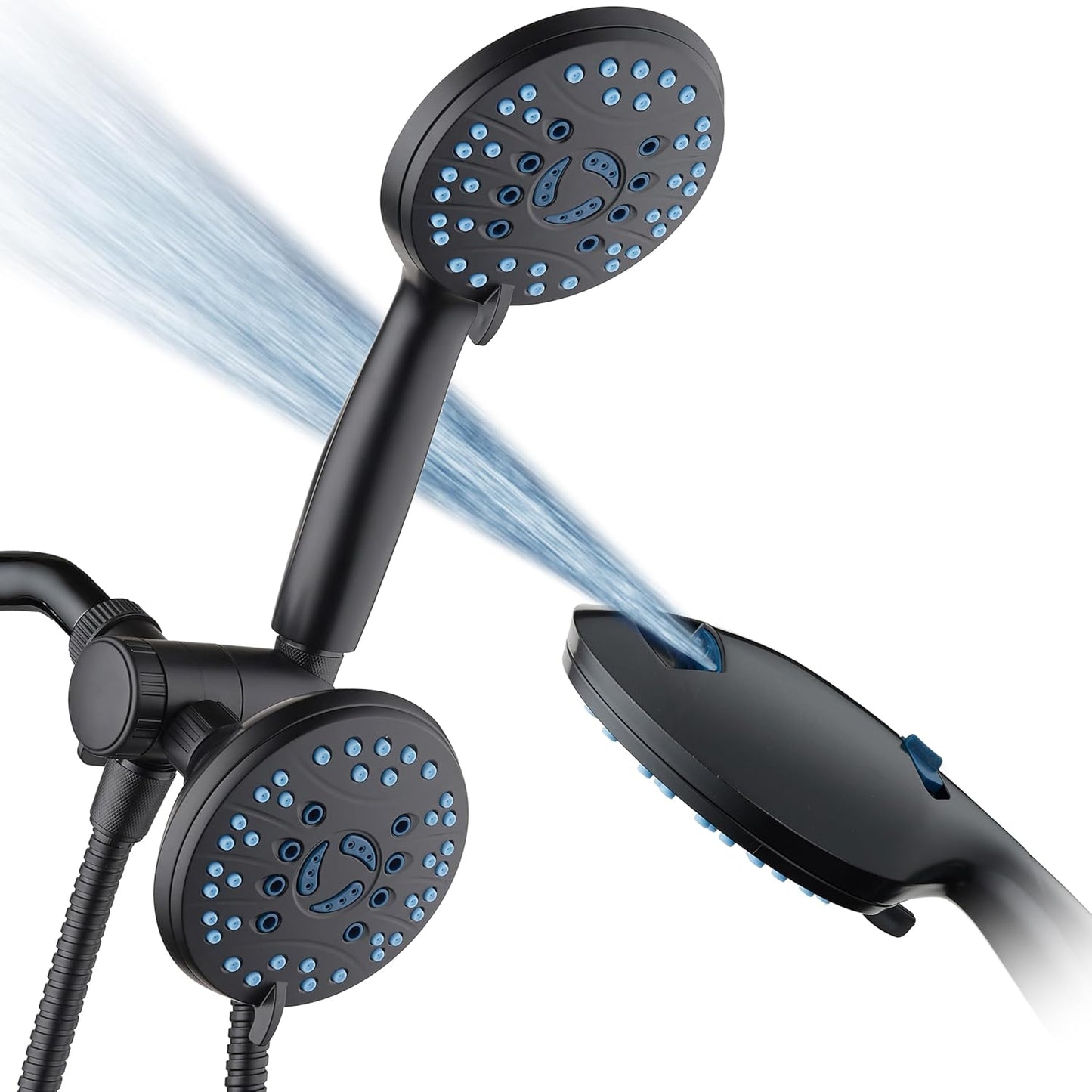 High Pressure 48-setting Rain & Handheld Shower Head Combo
