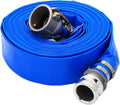 3 in ID 50 ft Pool Backwash Hose - Heavy Duty Camlock Discharge