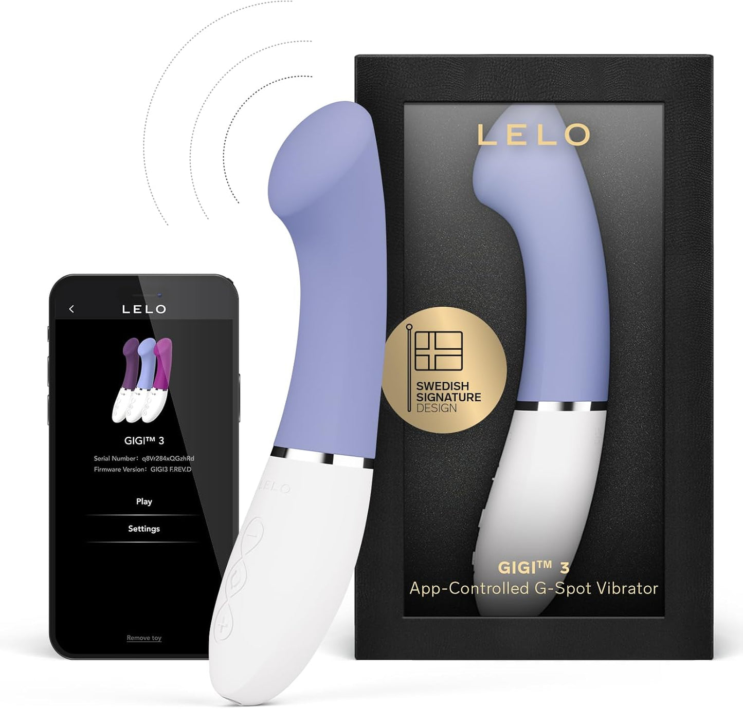 LELO Gigi 3 App-Controlled G-Spot Vibrator with 8 Settings