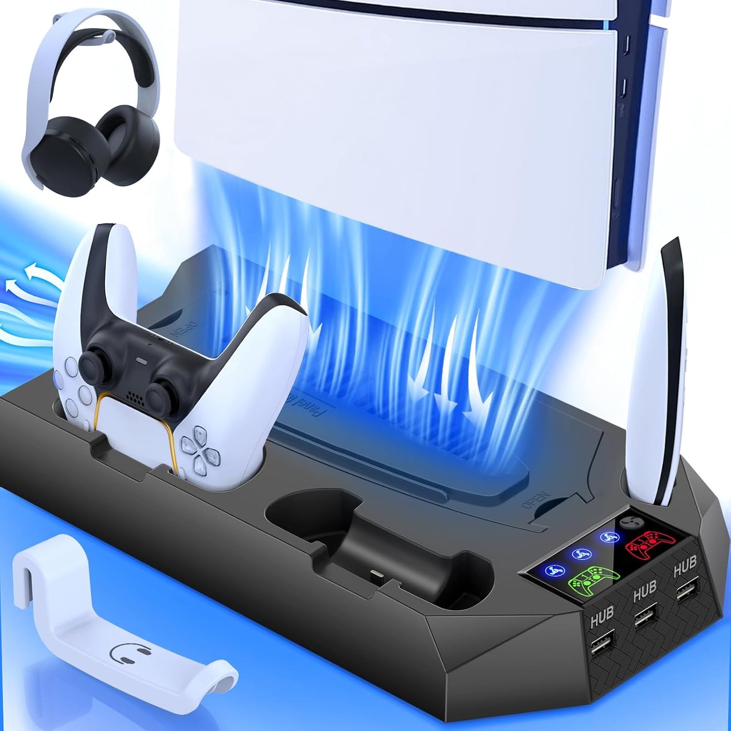PS5 Cooling Station - Stay Cool & Organized!