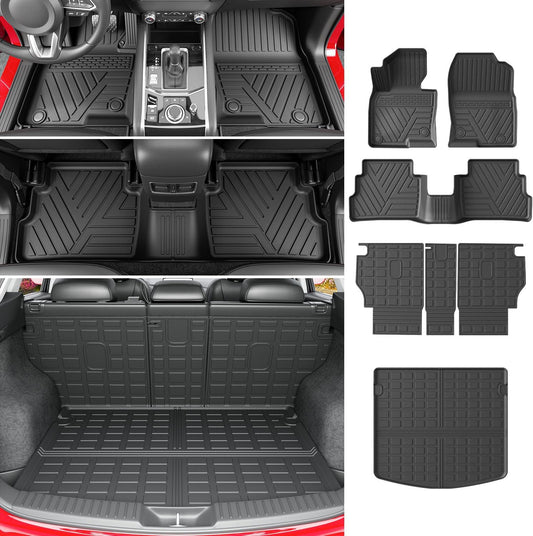 TPE Floor Mats for 2023-2025 Mazda CX-5 Trunk & Backrest Mats