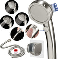 High Pressure Shower Head with Pause Button - 3 Modes, Water Saving
