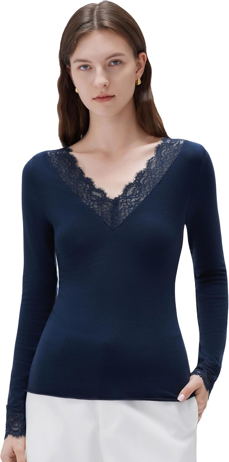 SUUKSESS Cloud Cashmere Women Basic Tops for Chic Style