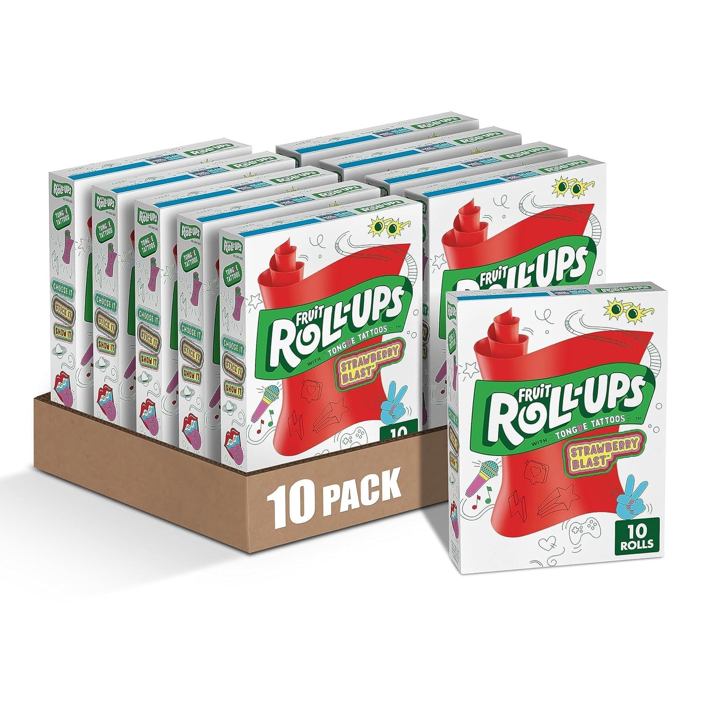 Fruit Roll-Ups Strawberry Blast Snacks for Fun and Flavor