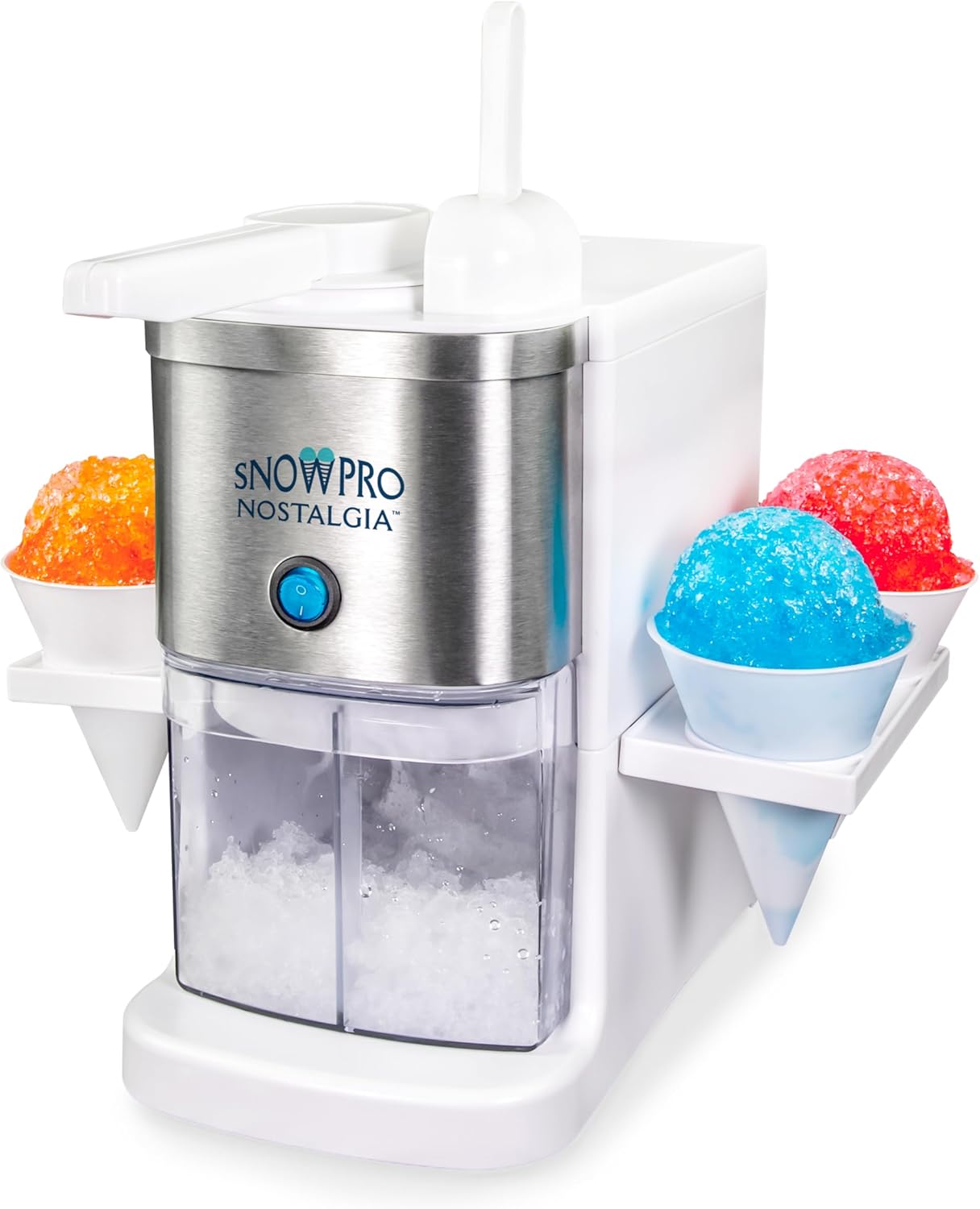 Nostalgia Electric SnowPro: Make 4 Cones in Style!