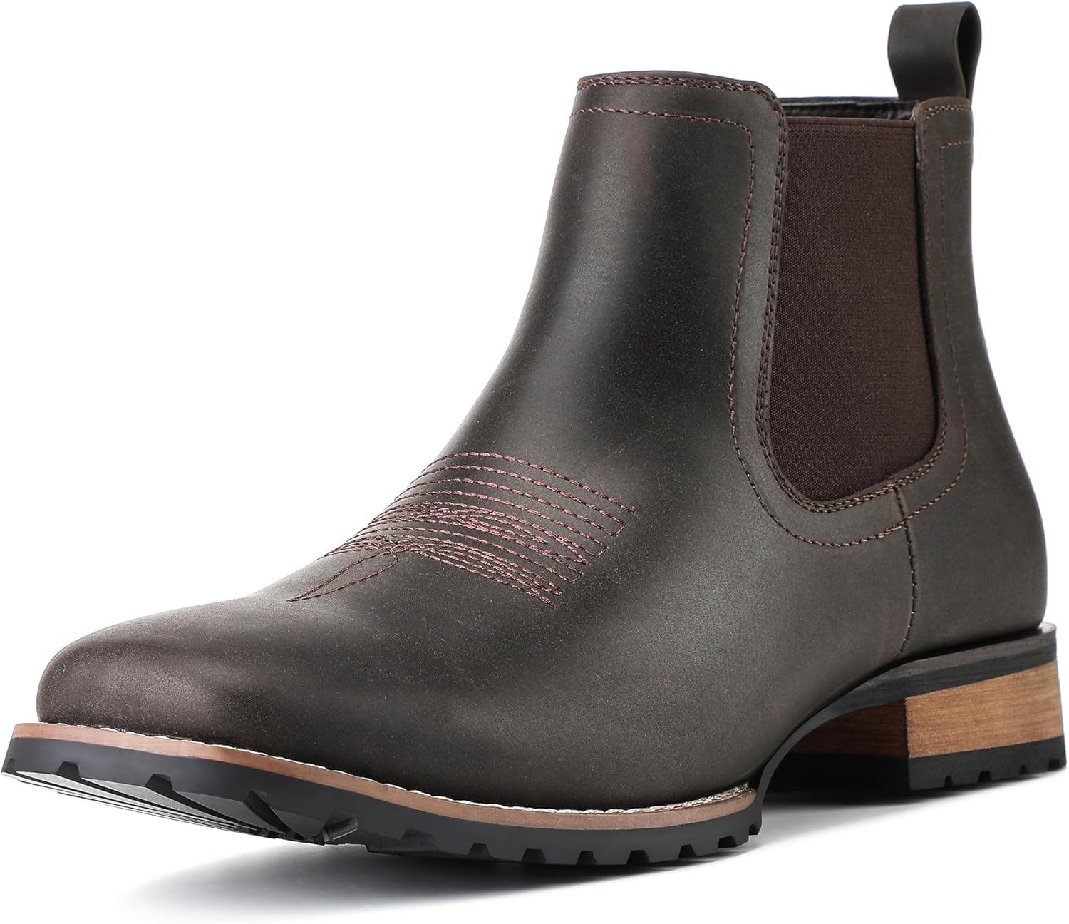 JASONSTAR Chelsea Cowboy Boots for Men - Stylish Western Wear