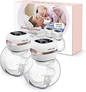 Hands Free Double Wearable Breast Pump with Smart Touchscreen