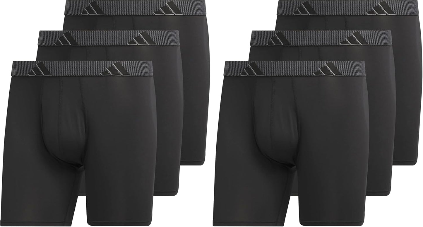 adidas Men's Microfiber Boxer Briefs for All-Day Comfort