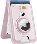 Magnetic Wallet Stand for iPhone - 2-in-1 Wallet with AirTag Holder