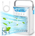 Bewinner Portable 4-in-1 Air Cooler: Powerful Cooling & Ambient Lighting