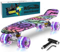 22in Mini Cruiser Skateboard for Kids - Light Up Wheels