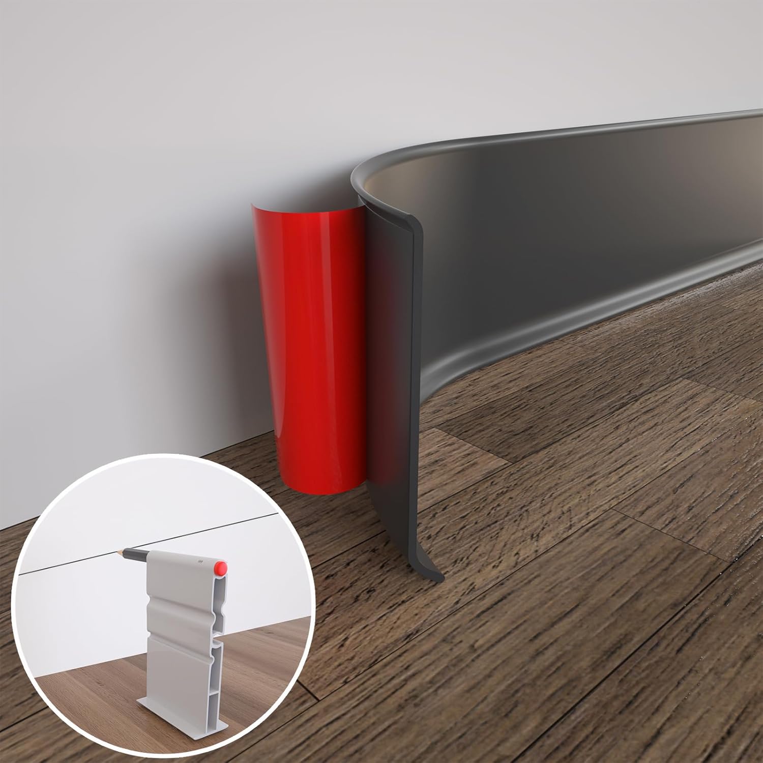 COUKIU Flexible Baseboard Molding Trim for Easy Installation