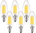 Vintage Candelabra LED Bulb 60W Equivalent 6-Pack - Energy Saving