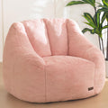 MAXYOYO Bean Bag Chair with Back Support - Comfy Faux Fur Seat