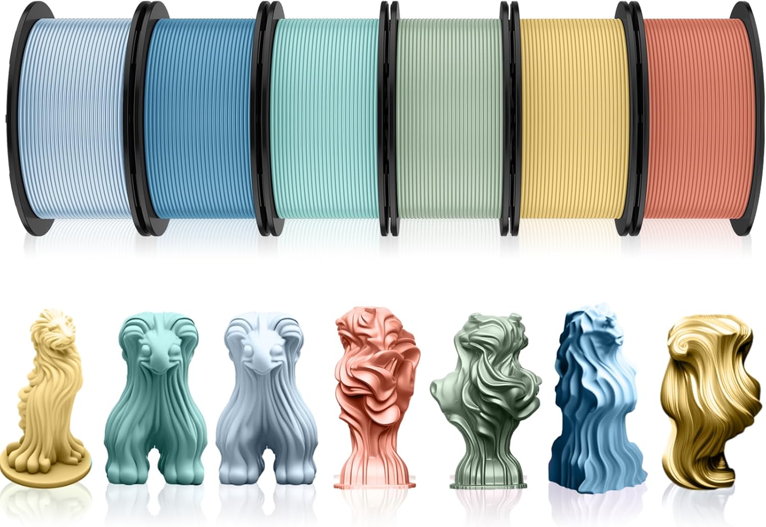 Pangda 3D Printer Filament Bundle for Crafting and Decorations